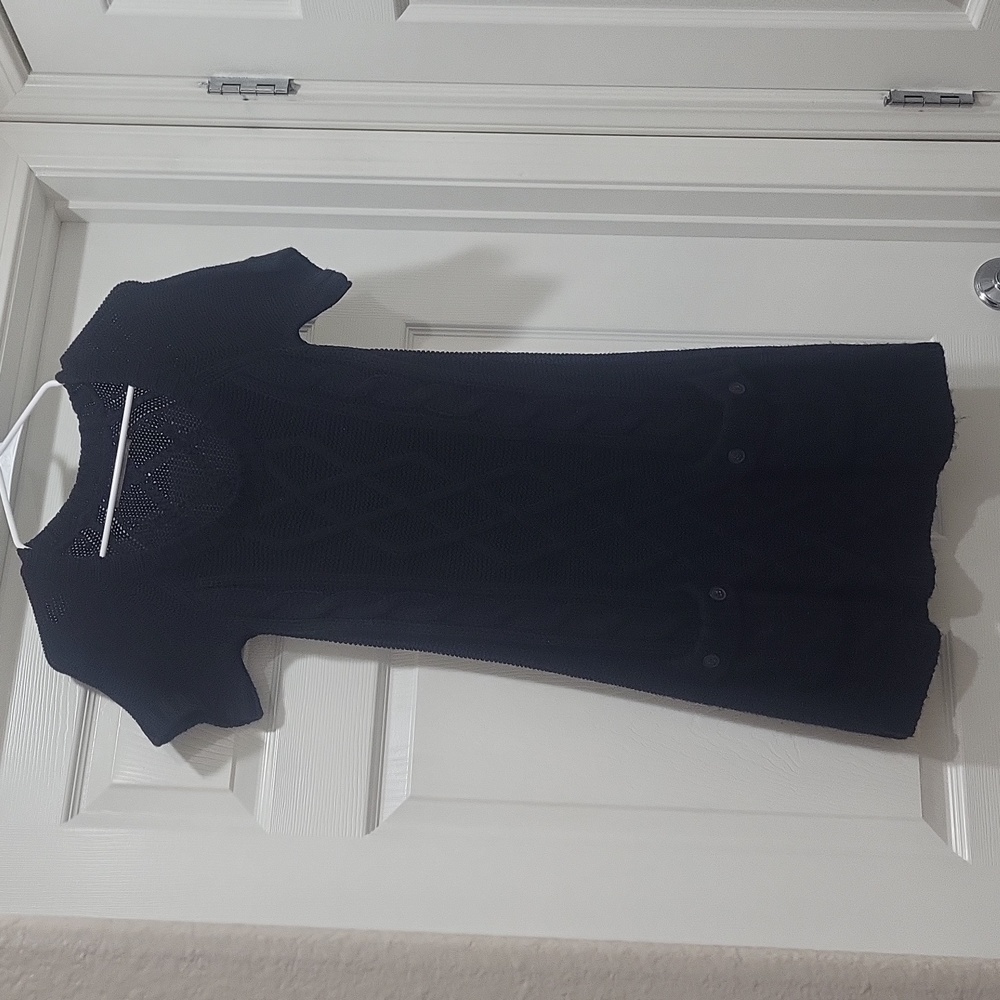 Black sweater dress